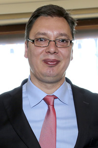Aleksandar Vucic in Wien