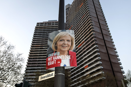 NRW-Wahlplakate in Köln