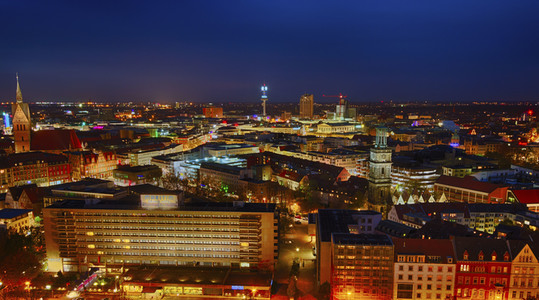 Sightseeing Hannover am Abend