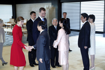 Offizieller Besuch des spanischen Königspaares in Tokio
