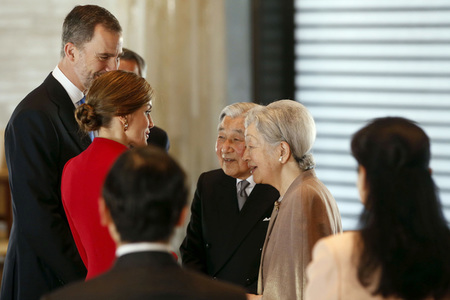 Offizieller Besuch des spanischen Königspaares in Tokio
