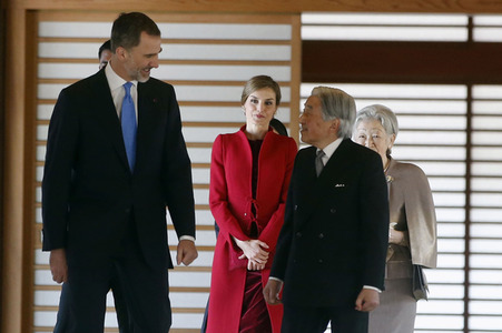 Offizieller Besuch des spanischen Königspaares in Tokio