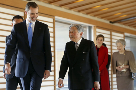 Offizieller Besuch des spanischen Königspaares in Tokio