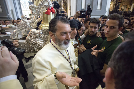 Antonio Banderas zur Karwoche in Malaga