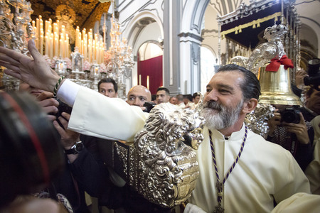 Antonio Banderas zur Karwoche in Malaga