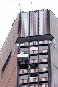 Rettungseinsatz im Kölner Unicenter 42. Stock