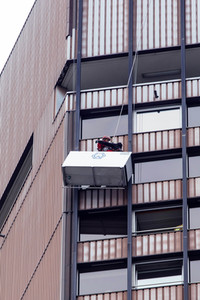 Rettungseinsatz im Kölner Unicenter 42. Stock