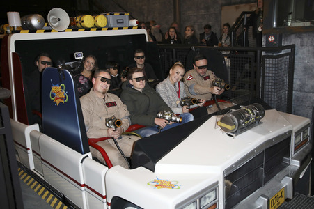 Eröffnung des Fahrgeschäfts 'Ghostbusters 5D - die ultimative Geisterjagd' im Heide Park Soltau