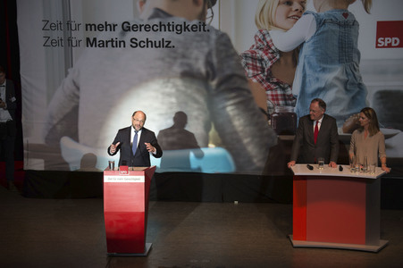 Wahlkampveranstaltung mit Martin Schulz in Hannover