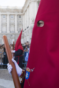 Procesion del Cristo de los Alabarderos in Madrid