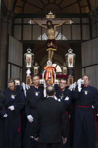 Procesion del Cristo de los Alabarderos in Madrid