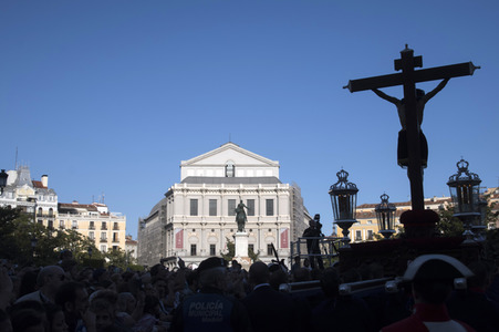 Procesion del Cristo de los Alabarderos in Madrid