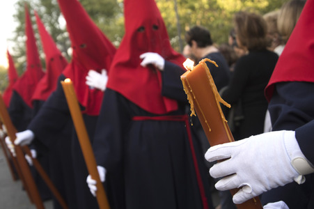 Procesion del Cristo de los Alabarderos in Madrid