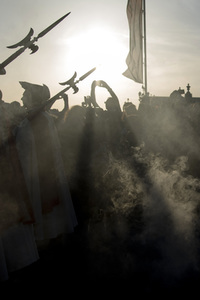 Procesion del Cristo de los Alabarderos in Madrid