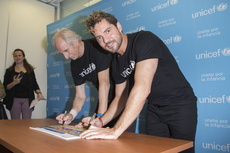 Ernennung von David Bisbal zum UNICEF-Botschafter in Madrid