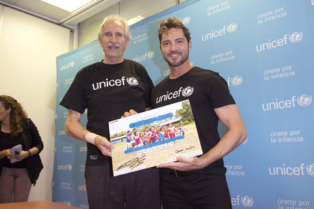 Ernennung von David Bisbal zum UNICEF-Botschafter in Madrid