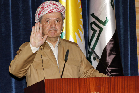 Masud Barzani empfängt Sigmar Gabriel in Erbil