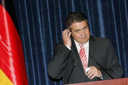 Masud Barzani empfängt Sigmar Gabriel in Erbil