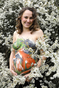 Fuchsfamilie / Fox Family Bodypainting