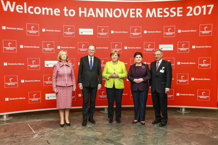 Eröffnungsfeier der Hannover Messe 2017