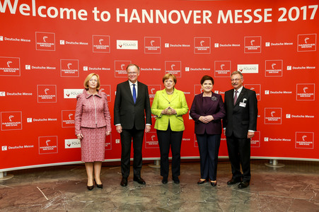 Eröffnungsfeier der Hannover Messe 2017