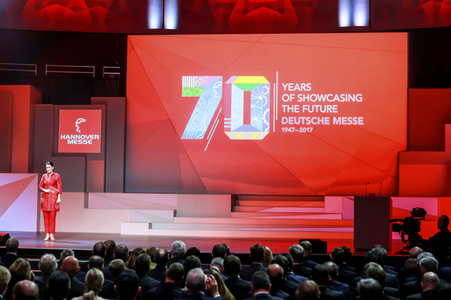 Eröffnungsfeier der Hannover Messe 2017