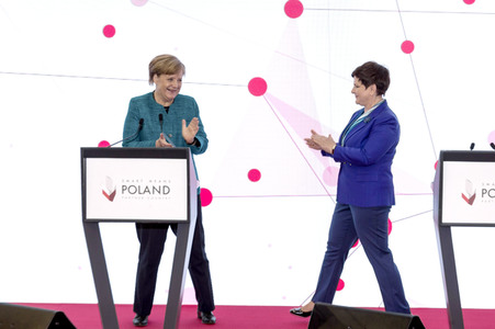 Eröffnungsrundgang der Bundeskanzelerin auf der Hannover Messe 2017