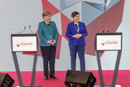 Eröffnungsrundgang der Bundeskanzelerin auf der Hannover Messe 2017