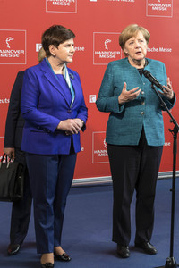 Eröffnungsrundgang der Bundeskanzelerin auf der Hannover Messe 2017