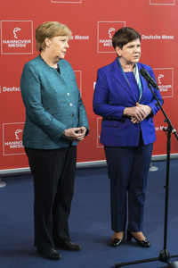 Eröffnungsrundgang der Bundeskanzelerin auf der Hannover Messe 2017