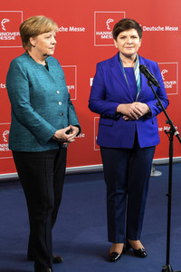 Eröffnungsrundgang der Bundeskanzelerin auf der Hannover Messe 2017