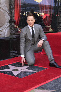 Chris Pratt erhält einen Stern auf dem Hollywood Walk of Fame in Los Angeles
