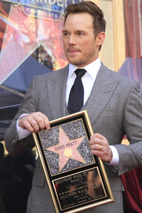 Chris Pratt erhält einen Stern auf dem Hollywood Walk of Fame in Los Angeles