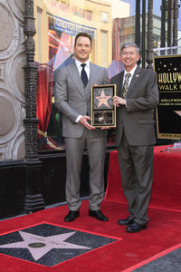 Chris Pratt erhält einen Stern auf dem Hollywood Walk of Fame in Los Angeles