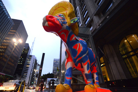 Cow Parade in Sao Paulo