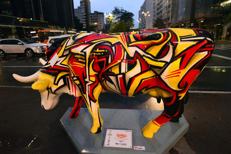 Cow Parade in Sao Paulo