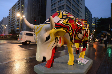 Cow Parade in Sao Paulo