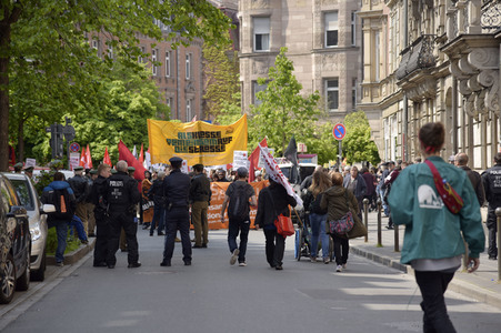 1. Mai Demo in Nürnberg