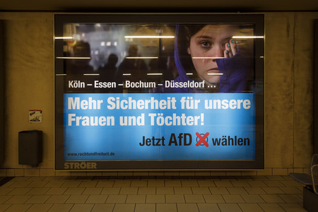 Wahlplakat der AfD in Köln