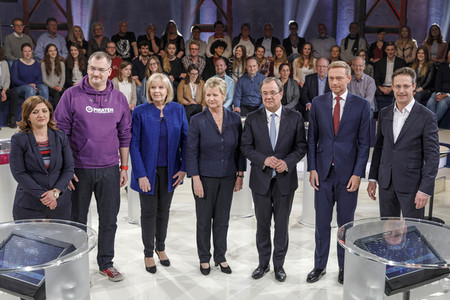 TV-Duell 'Wahlarena' in Köln