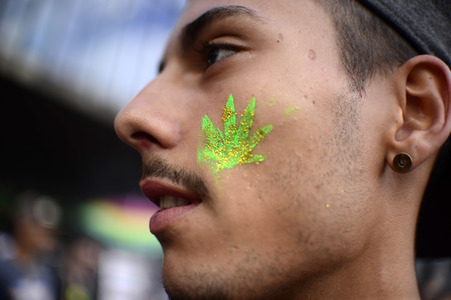 Hanf-Parade in Sao Paulo