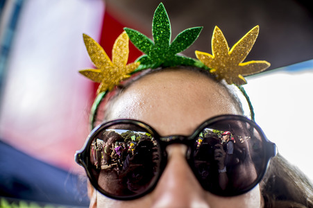 Hanf-Parade in Sao Paulo