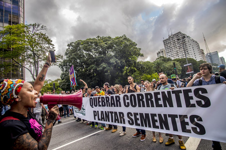 Hanf-Parade in Sao Paulo