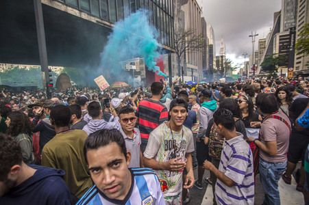 Hanf-Parade in Sao Paulo