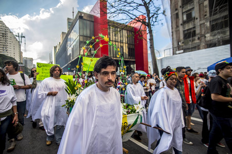 Hanf-Parade in Sao Paulo