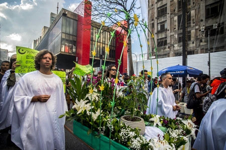 Hanf-Parade in Sao Paulo