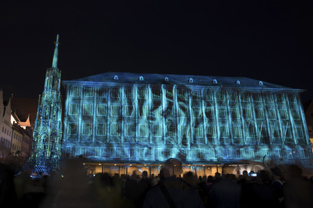 Blaue Nacht 2017 in Nürnberg
