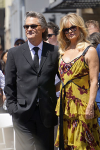 Goldie Hawn und Kurt Russell erhalten Sterne auf dem Hollywood Walk of Fame in Los Angeles