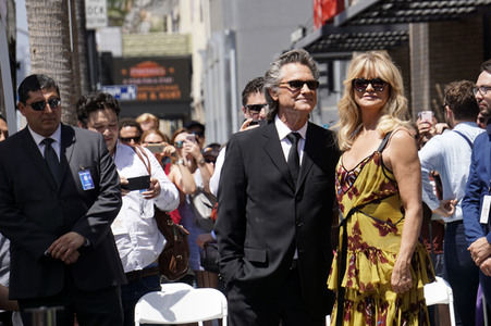 Goldie Hawn und Kurt Russell erhalten Sterne auf dem Hollywood Walk of Fame in Los Angeles
