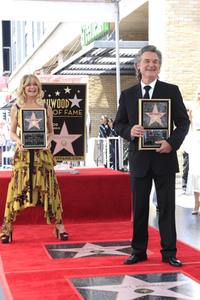 Goldie Hawn und Kurt Russell erhalten Sterne auf dem Hollywood Walk of Fame in Los Angeles